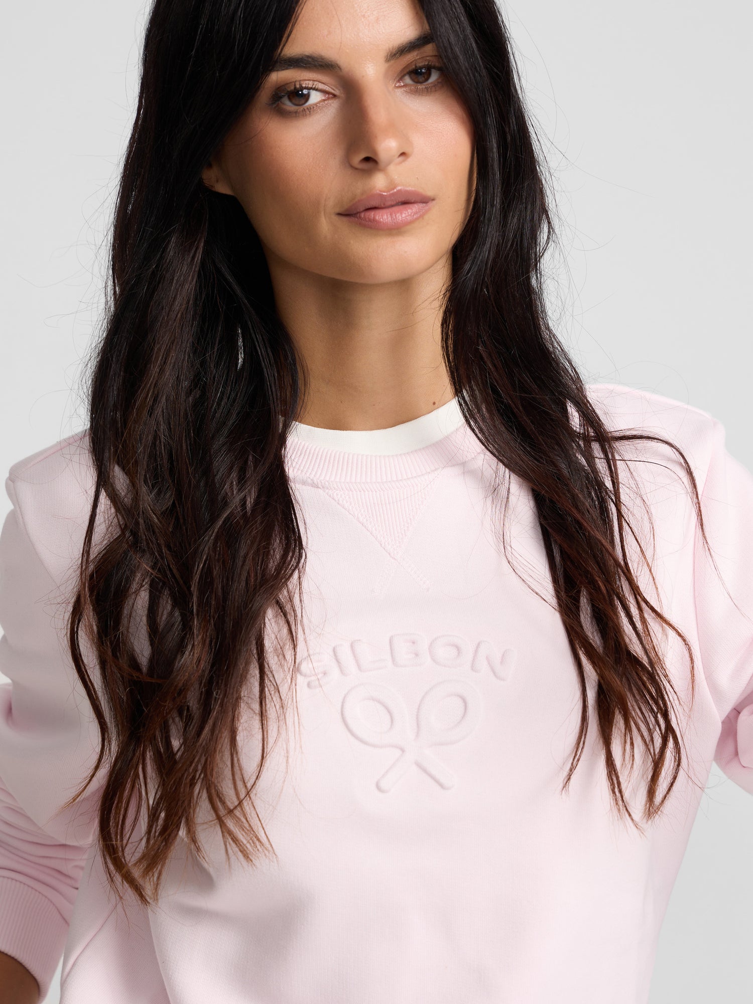 Sudadera woman silbon clasica rosa