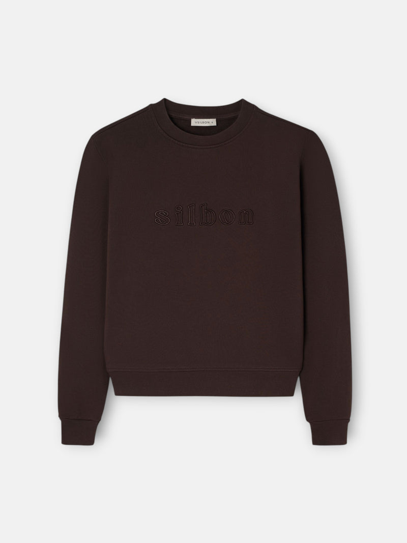 Sudadera woman silbon marron