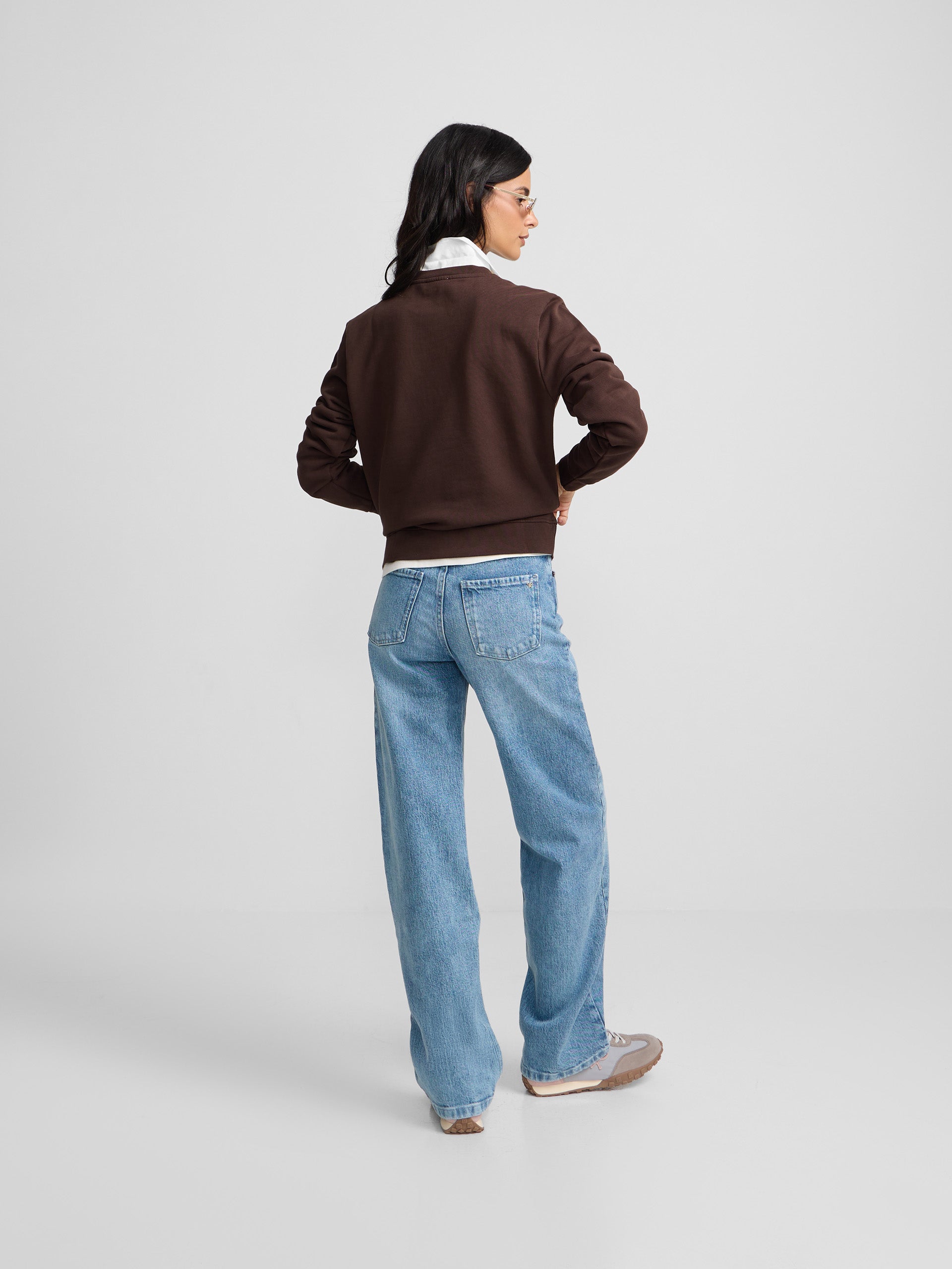 Sudadera woman silbon marron