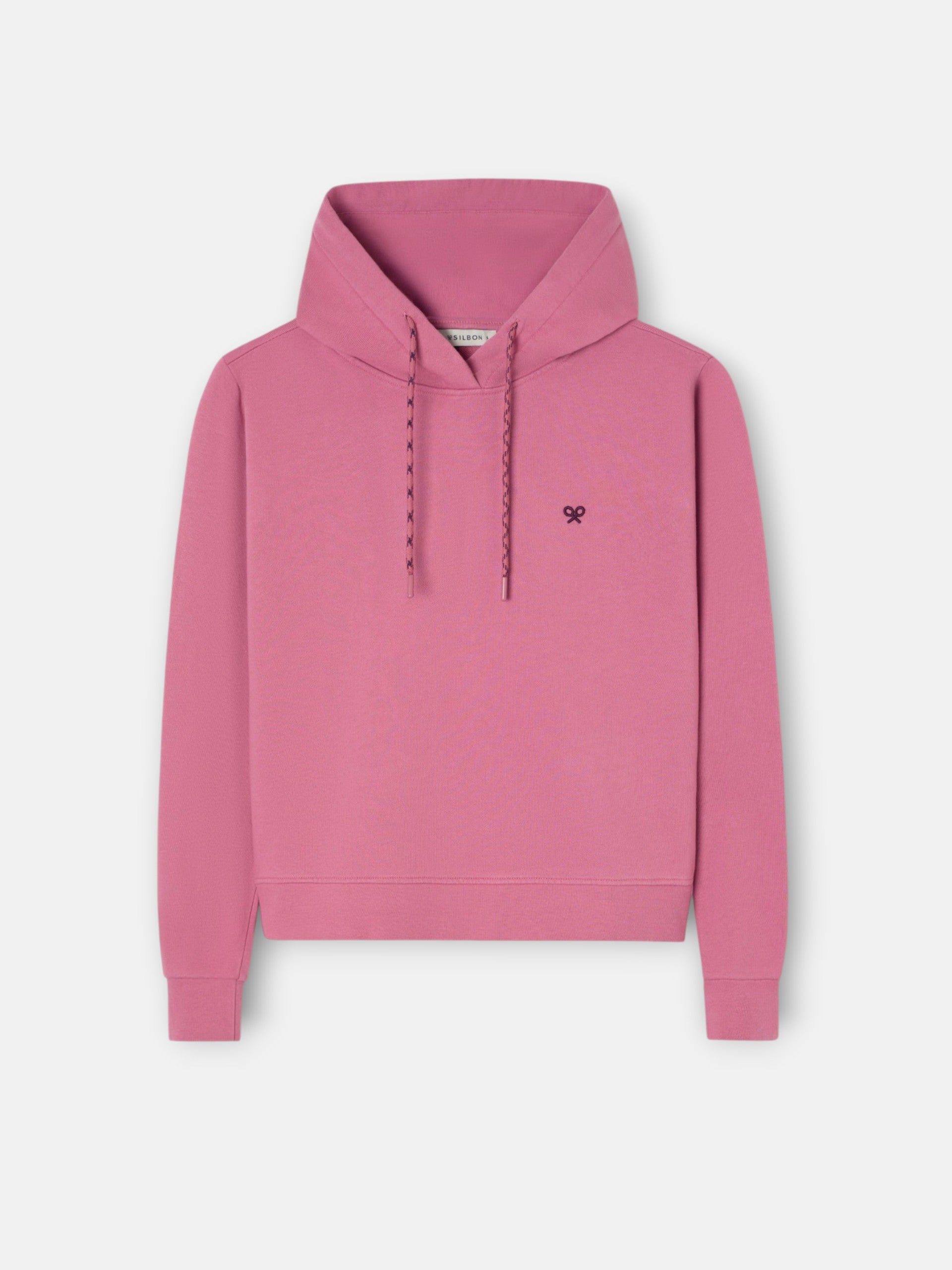 Sudadera woman capucha silbon rebel rosa