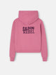 Sudadera woman capucha silbon rebel rosa