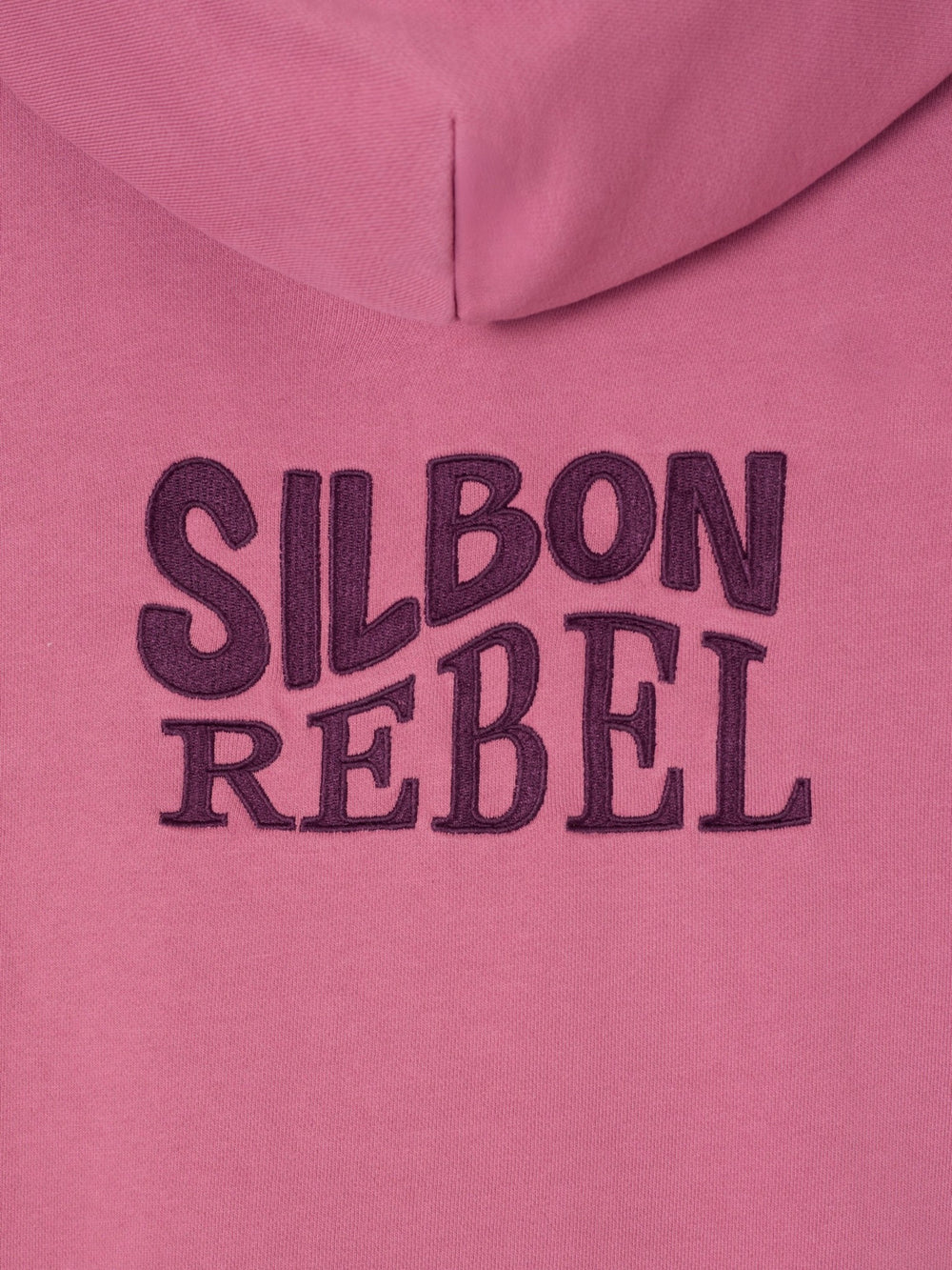 Sudadera woman capucha silbon rebel rosa