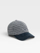 Gorra silbon cuadros grises