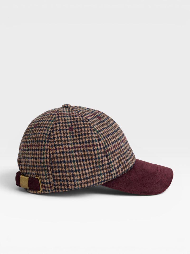 Boné Silbon xadrez multicolor