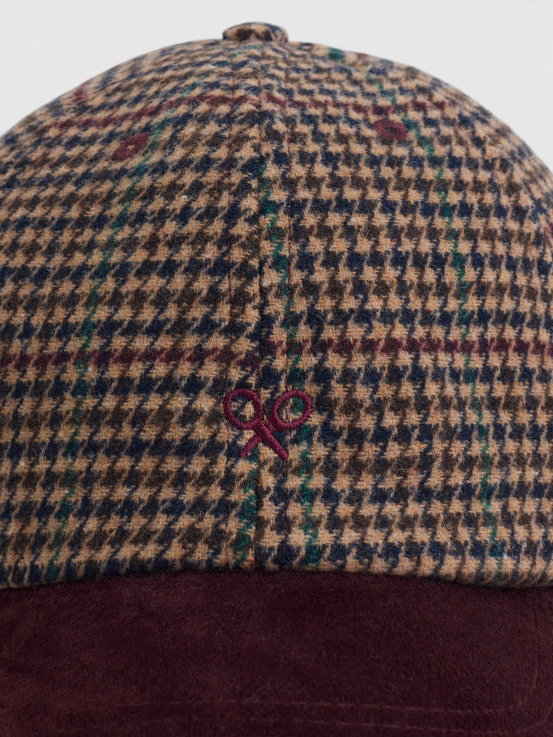 Boné Silbon xadrez multicolor
