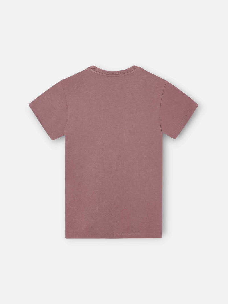 Camiseta kids minilogo burdeos