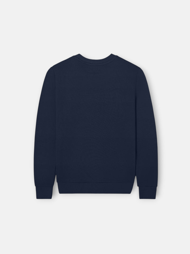 Sudadera kids silbon patch azul marino