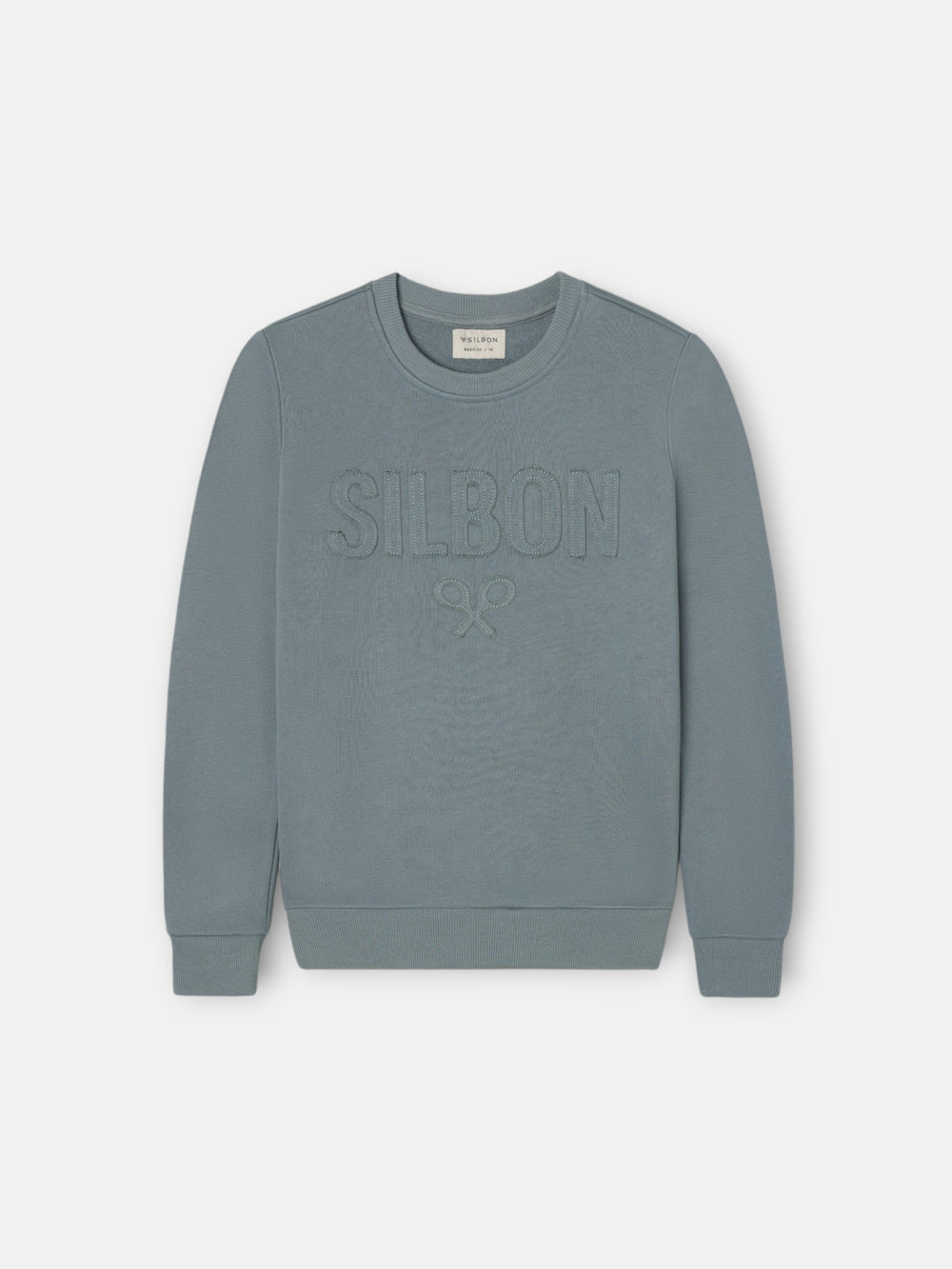 Sudadera kids silbon patch verde oscuro