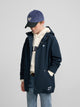 Navy blue kids windbreaker