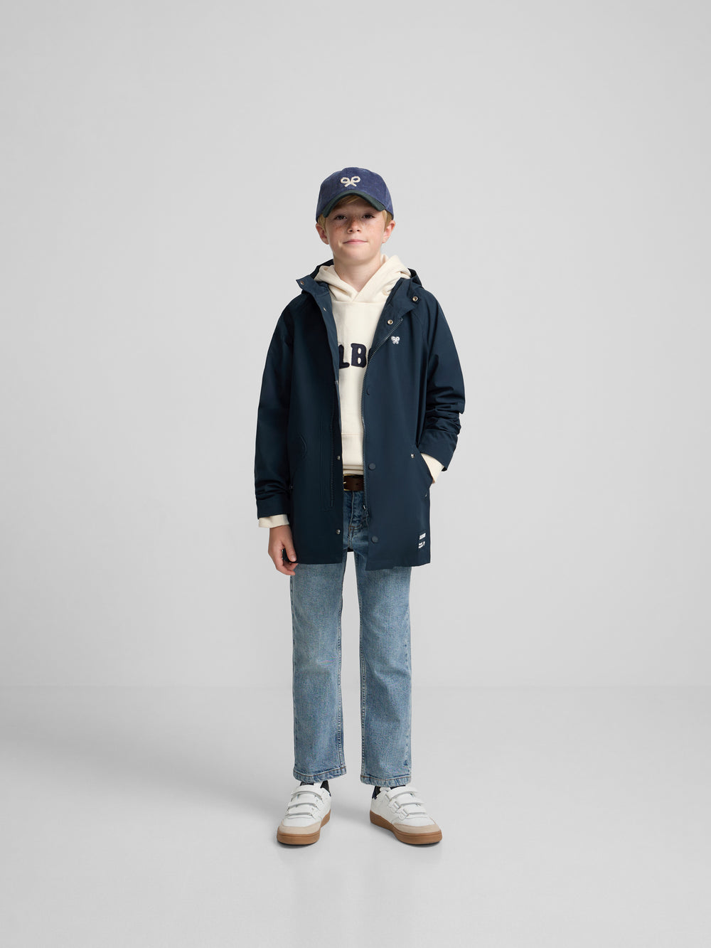 Coupe-vent enfant bleu marine