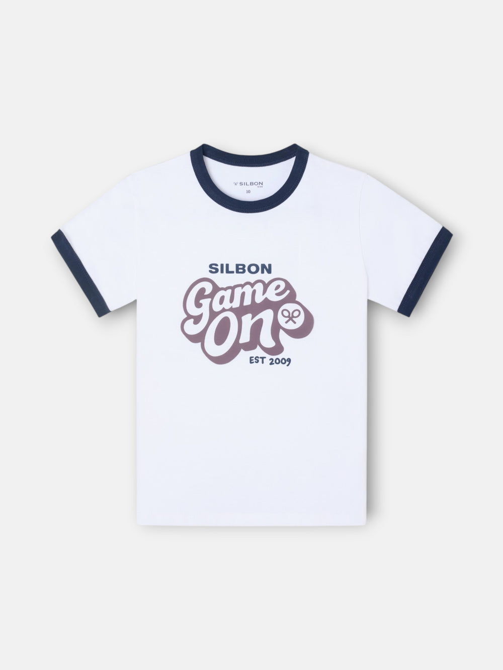T-shirt enfant "game on" blanche