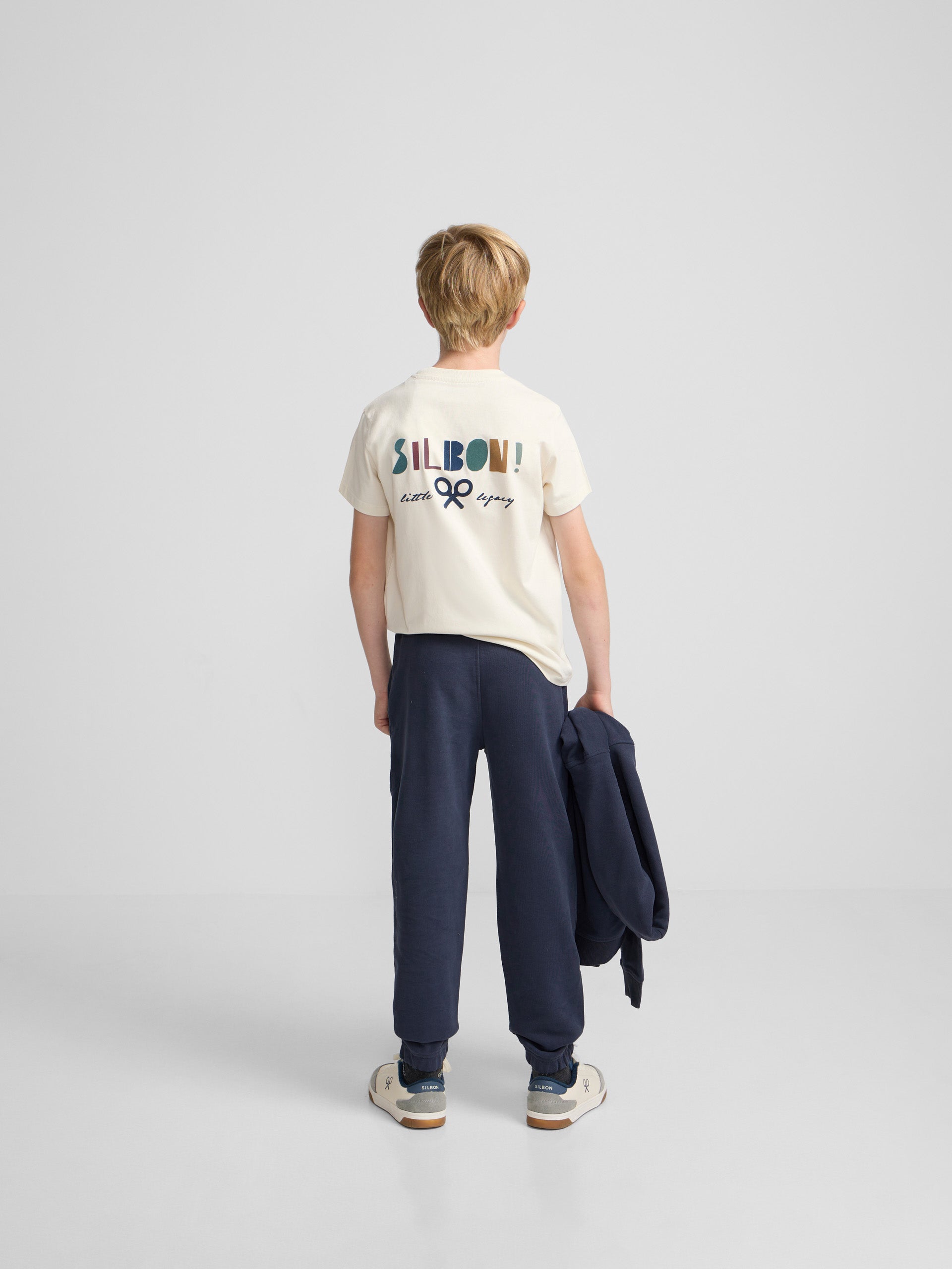 Camiseta kids silbon little legacy blanca