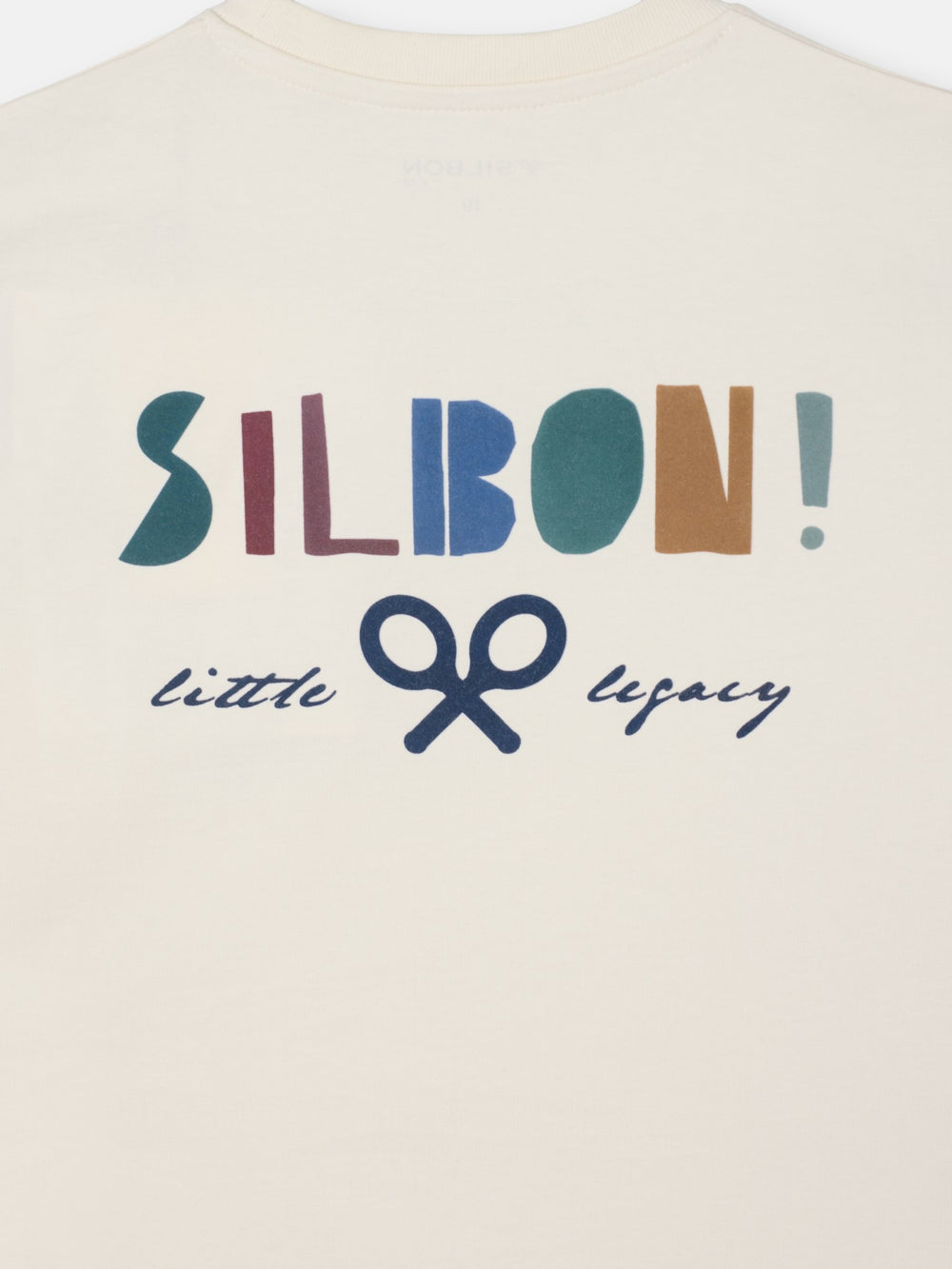 Camiseta kids silbon little legacy blanca