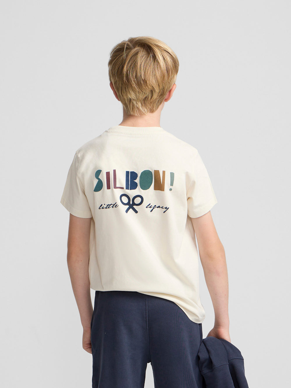 Camiseta kids silbon little legacy blanca