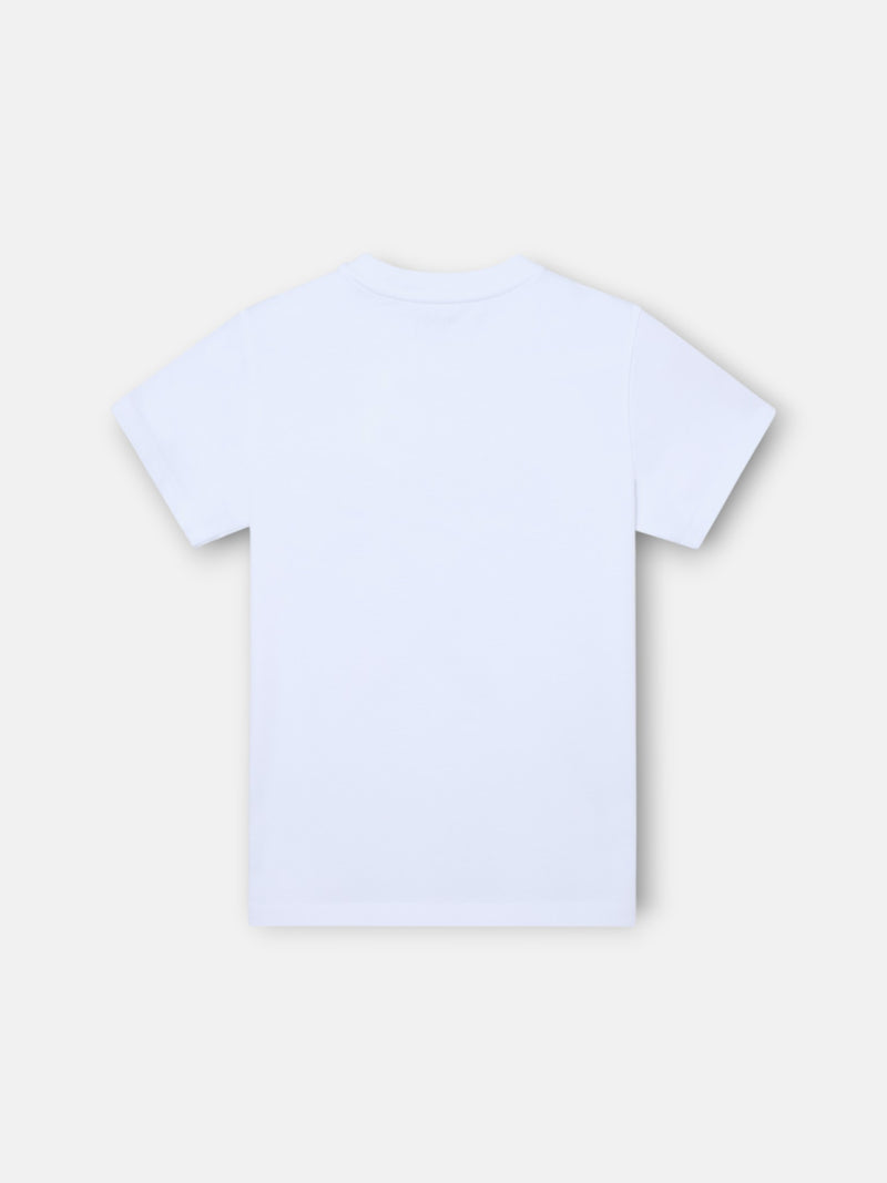 T-shirt enfant Silbon dessin blanc