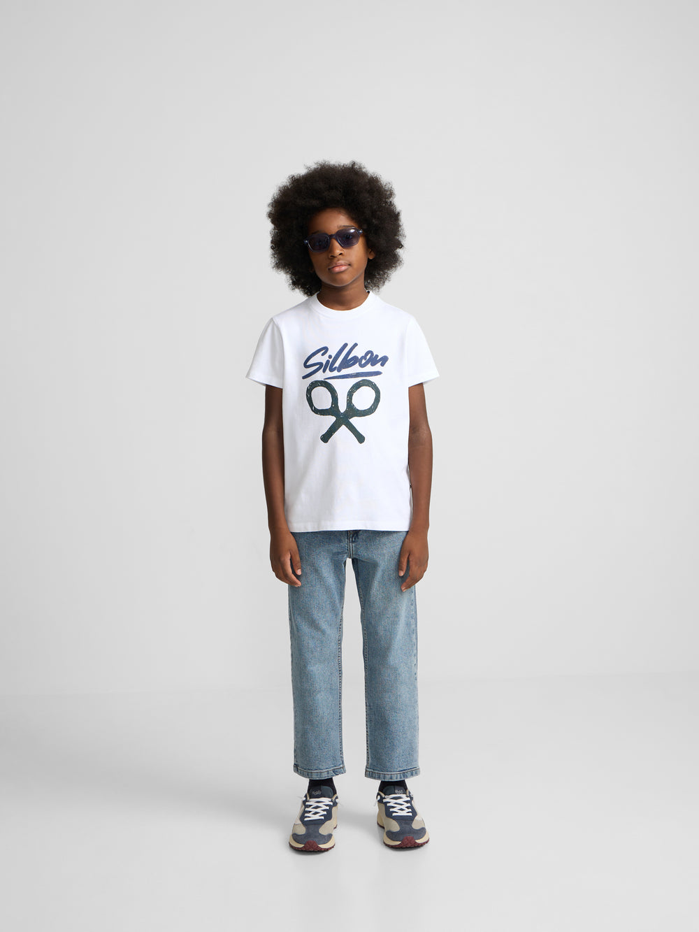 Camisola kids silbon desenho branca