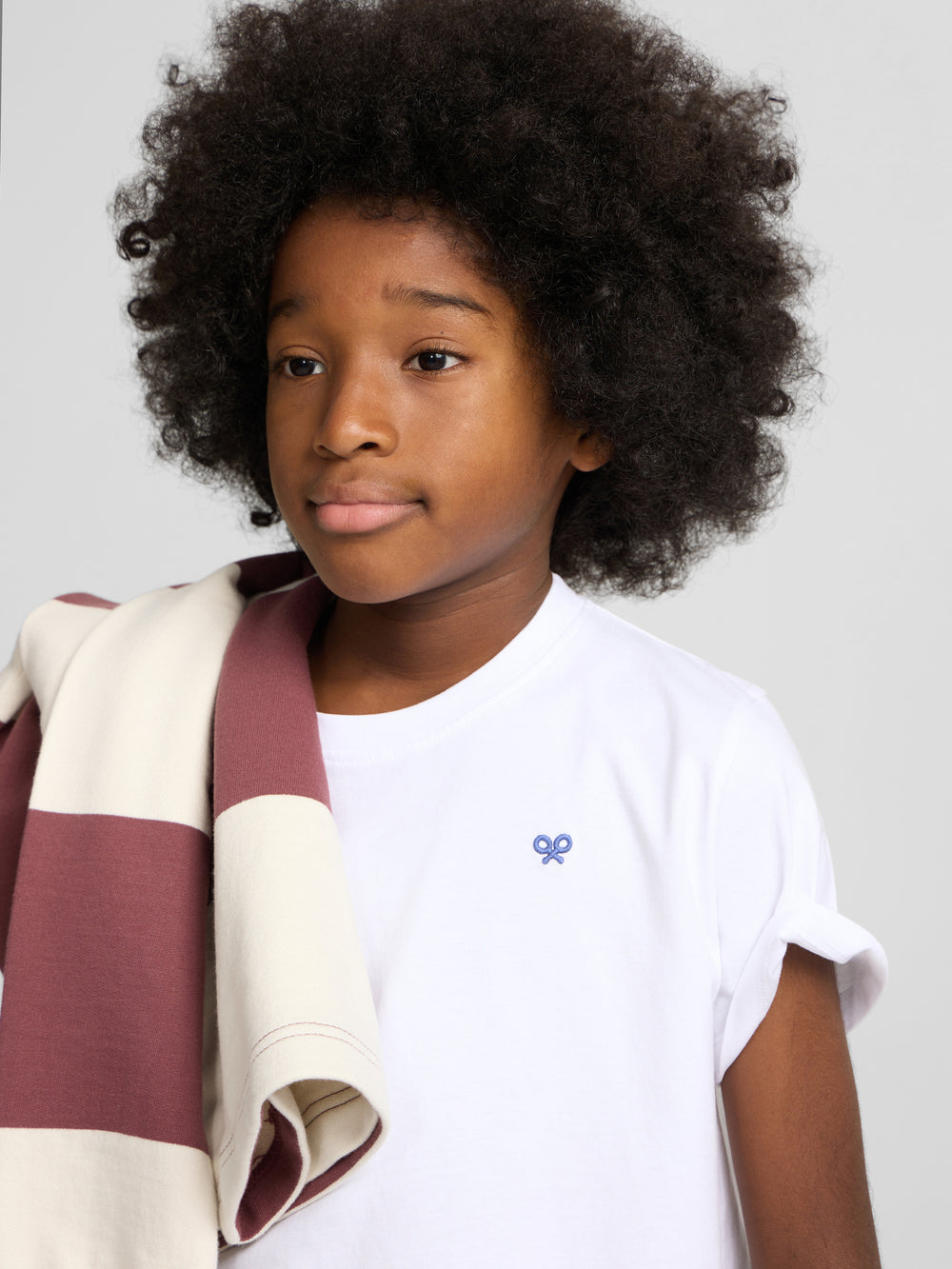 Camiseta kids play y pizza blanca