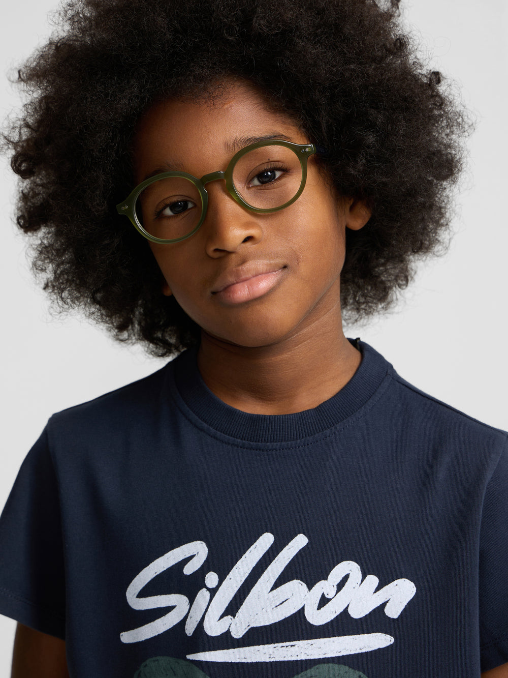 Camisola kids silbon desenho azul-marinho
