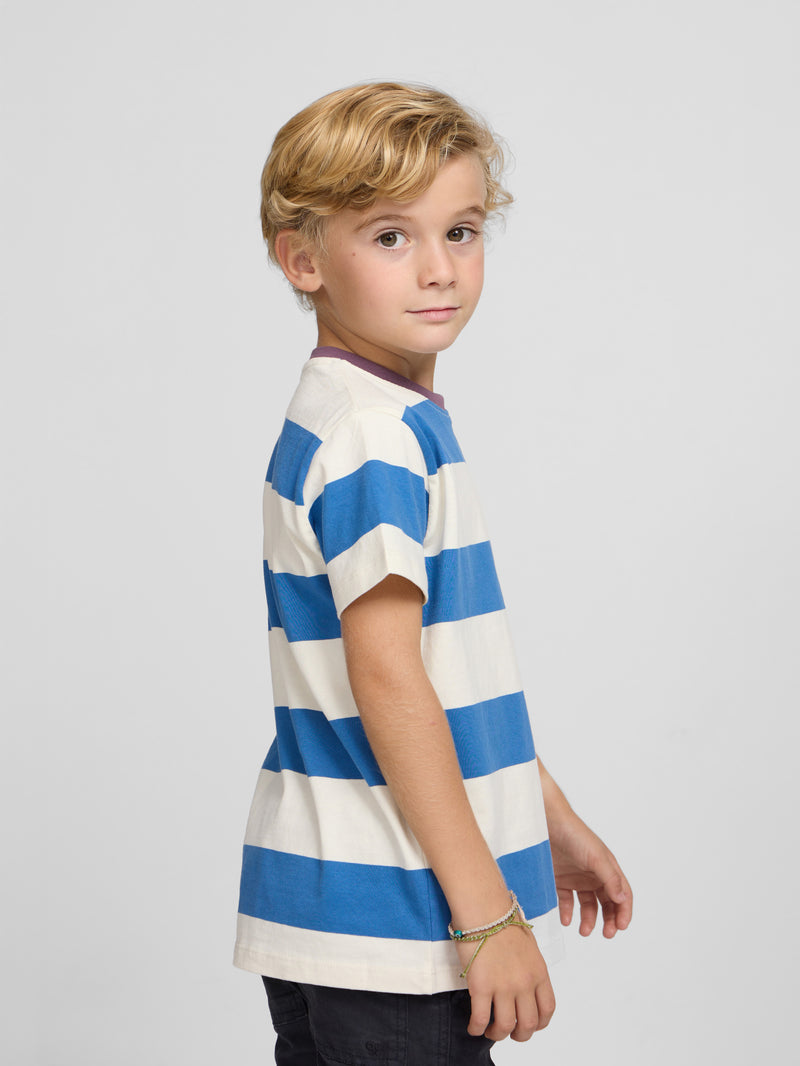 Camiseta kids raya ancha smile indigo