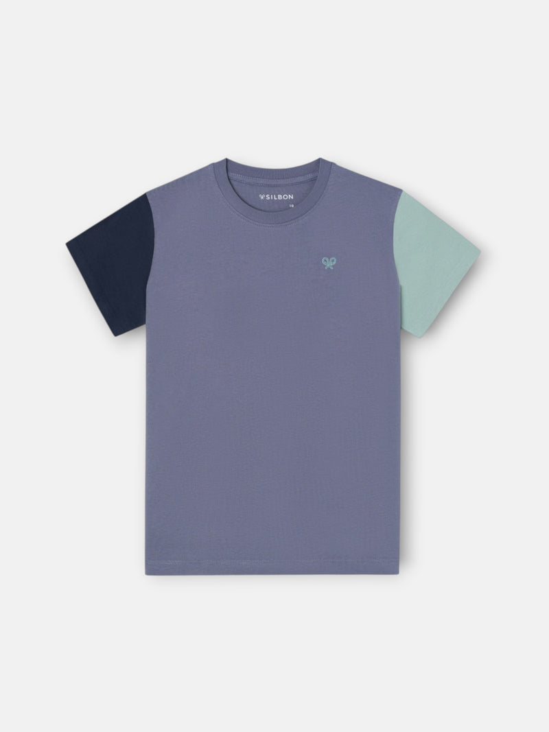 Camiseta kids multicolor rizo azul indigo