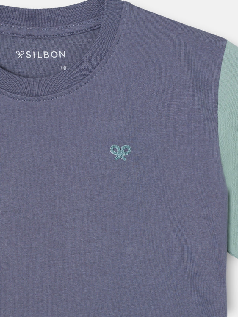 Camiseta kids multicolor rizo azul indigo