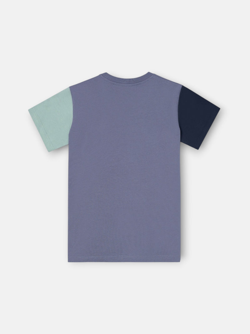 Camiseta kids multicolor rizo azul indigo
