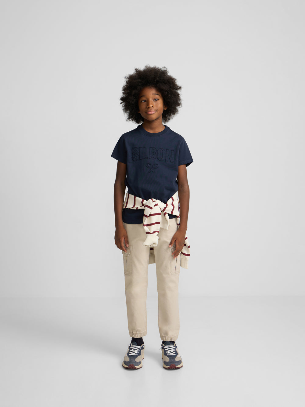 Camisola kids silbon patch tom azul-marinho