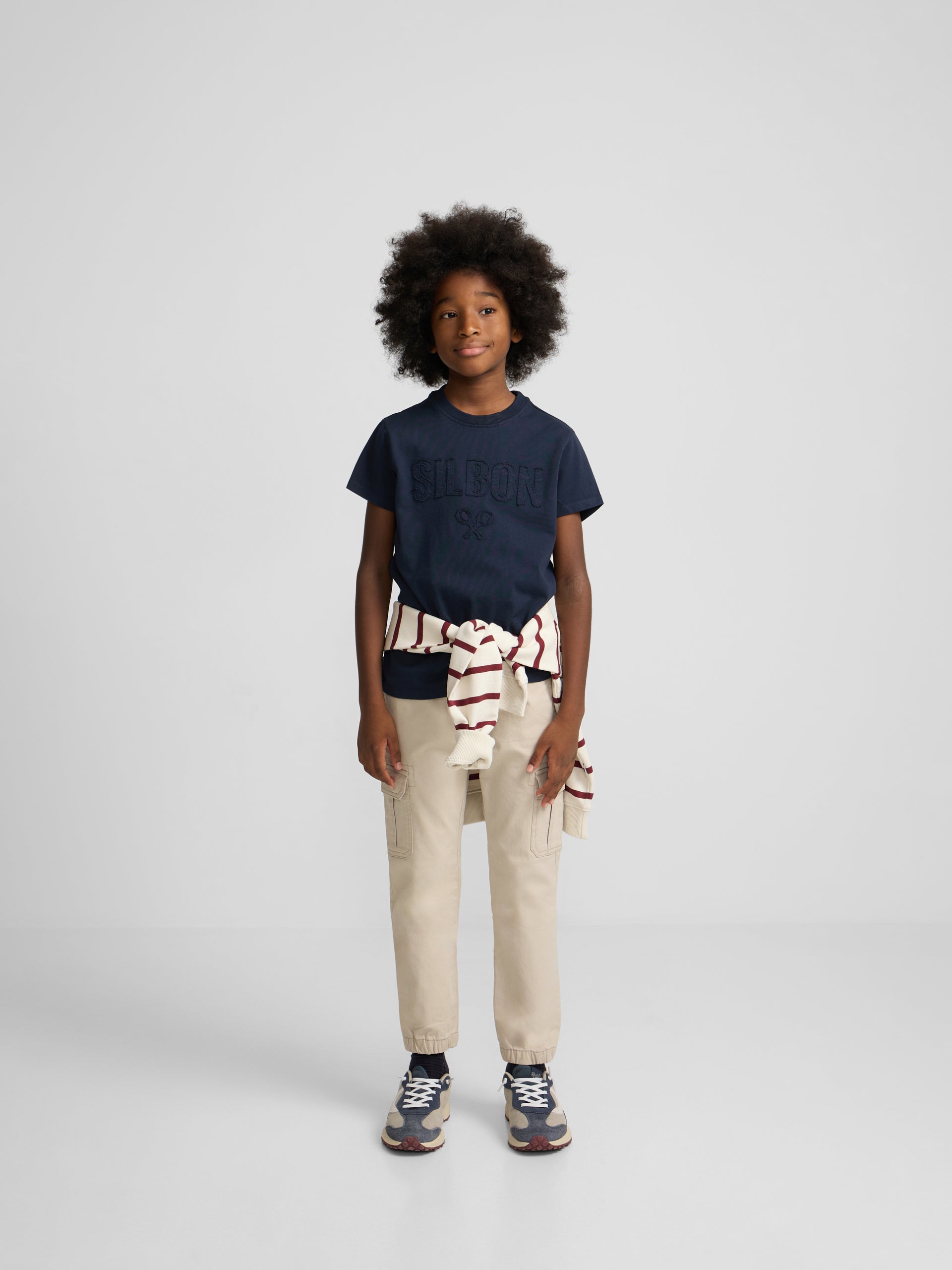 Camisola kids silbon patch tom azul-marinho