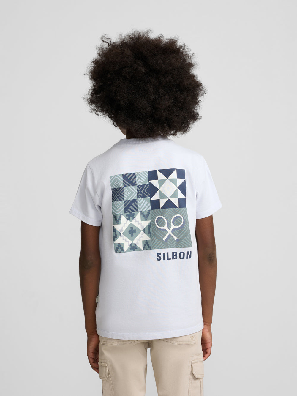 Camisola kids étnica azul