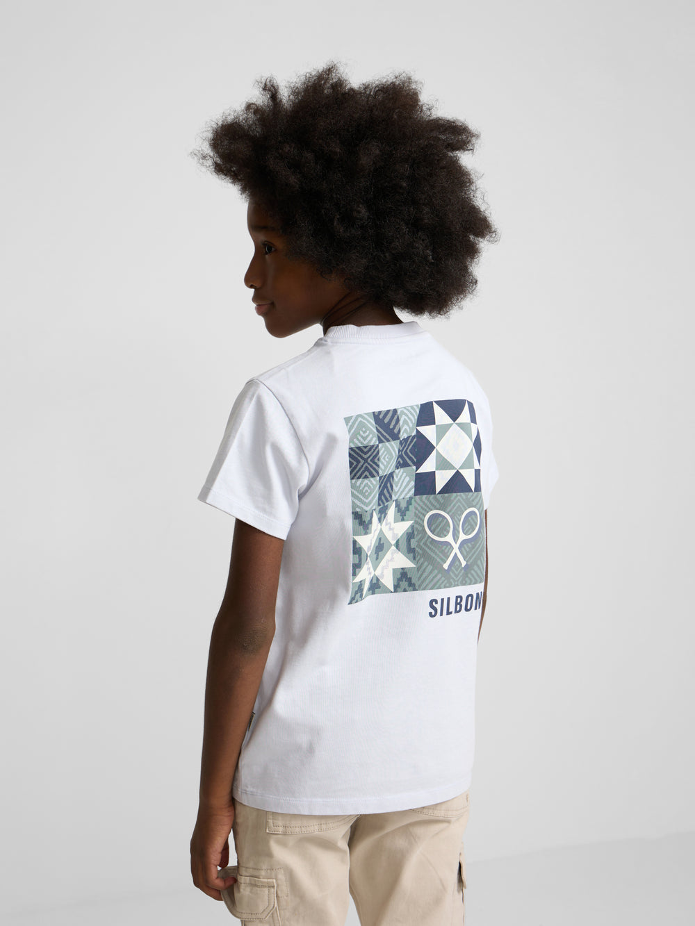 Camisola kids étnica azul