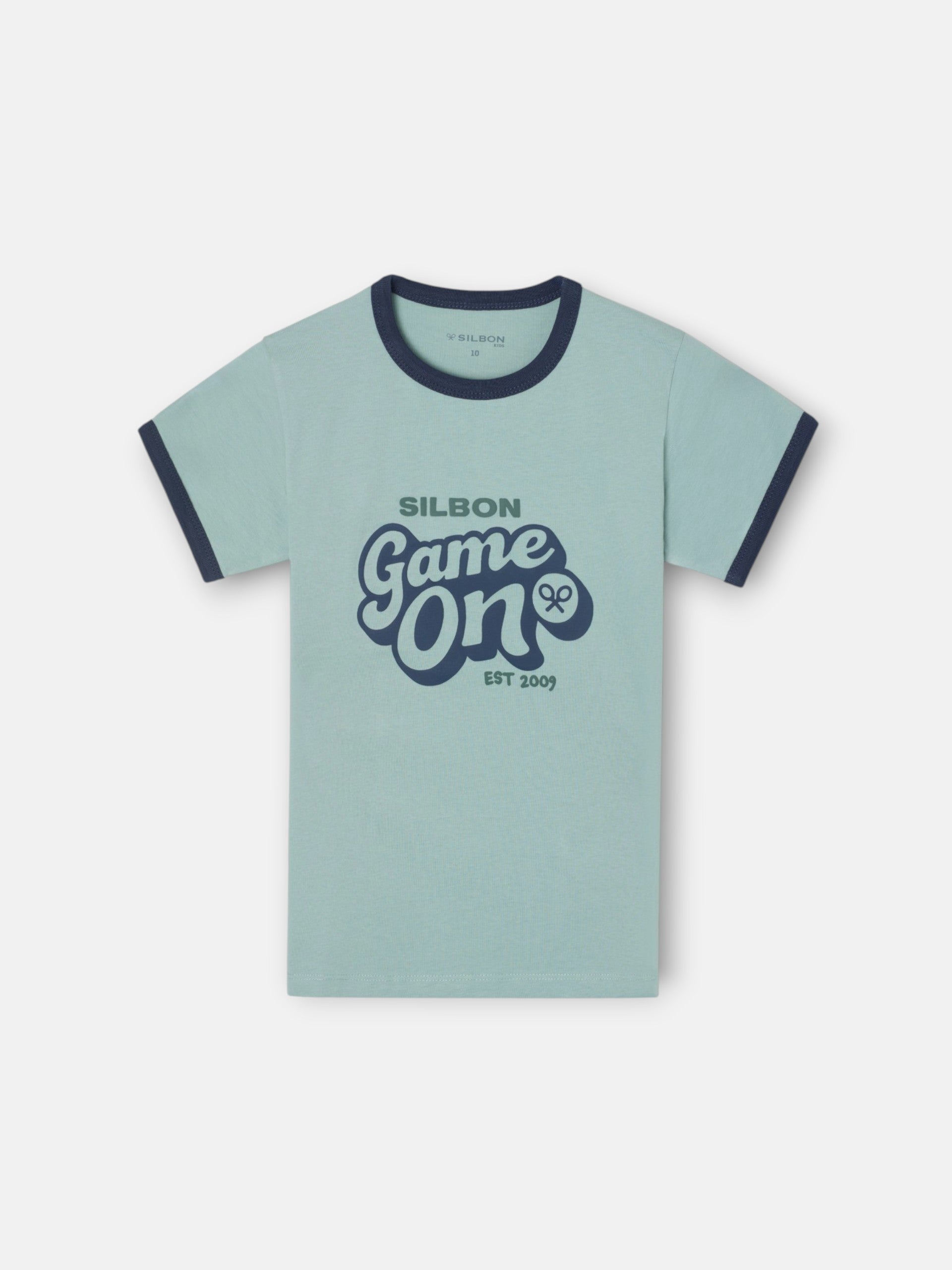 Camiseta kids game on verde