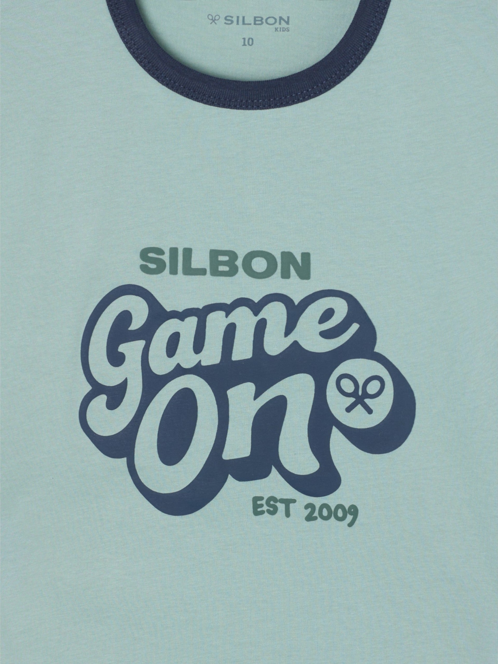 Camiseta kids game on verde