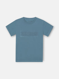 Camiseta kids garment dye verde