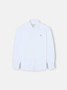 Chemise sport enfant piqué blanc