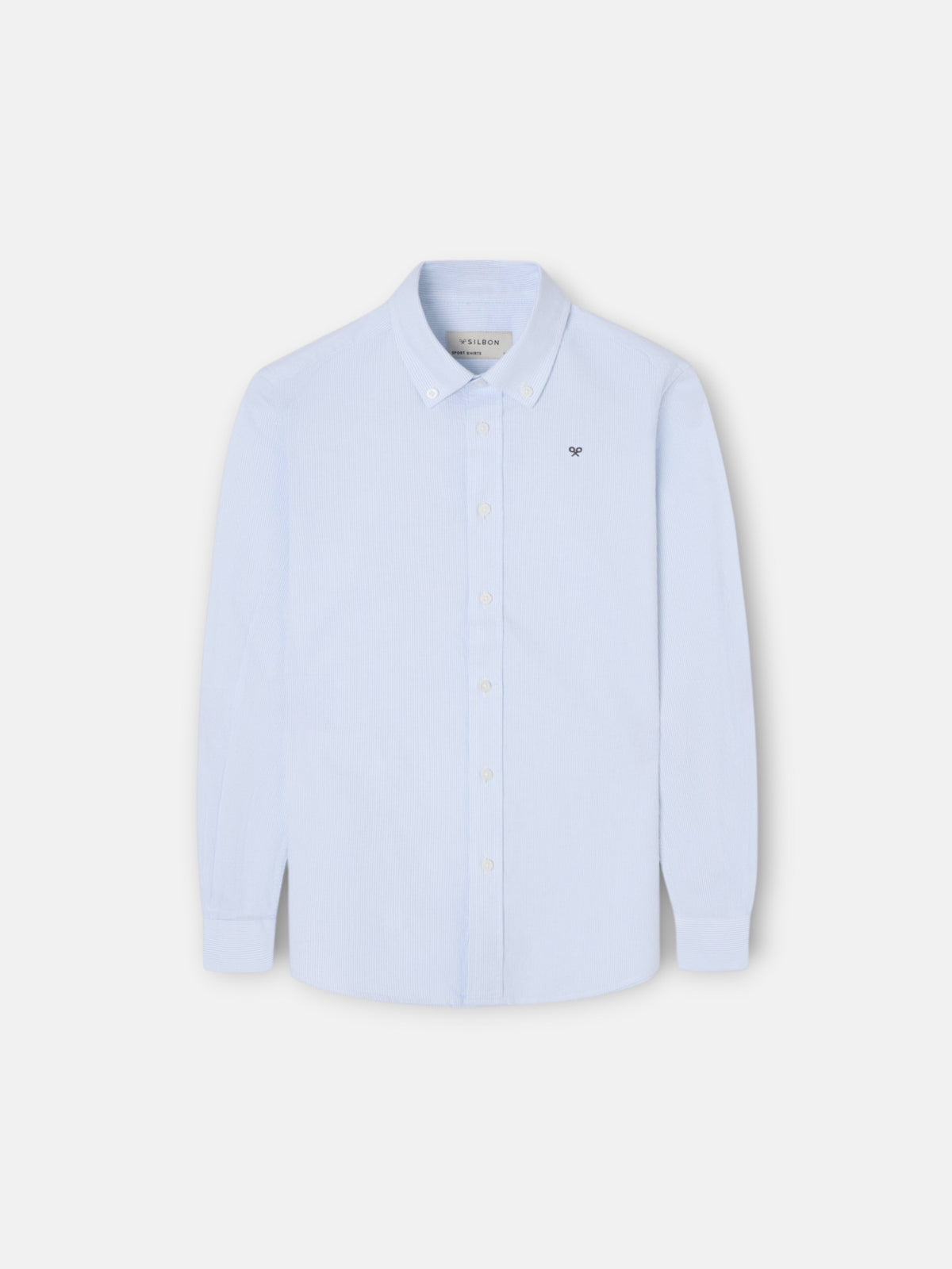 Camisa sport kids oxford mil rayas celeste