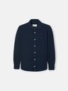 Chemise sport enfant piqué marine