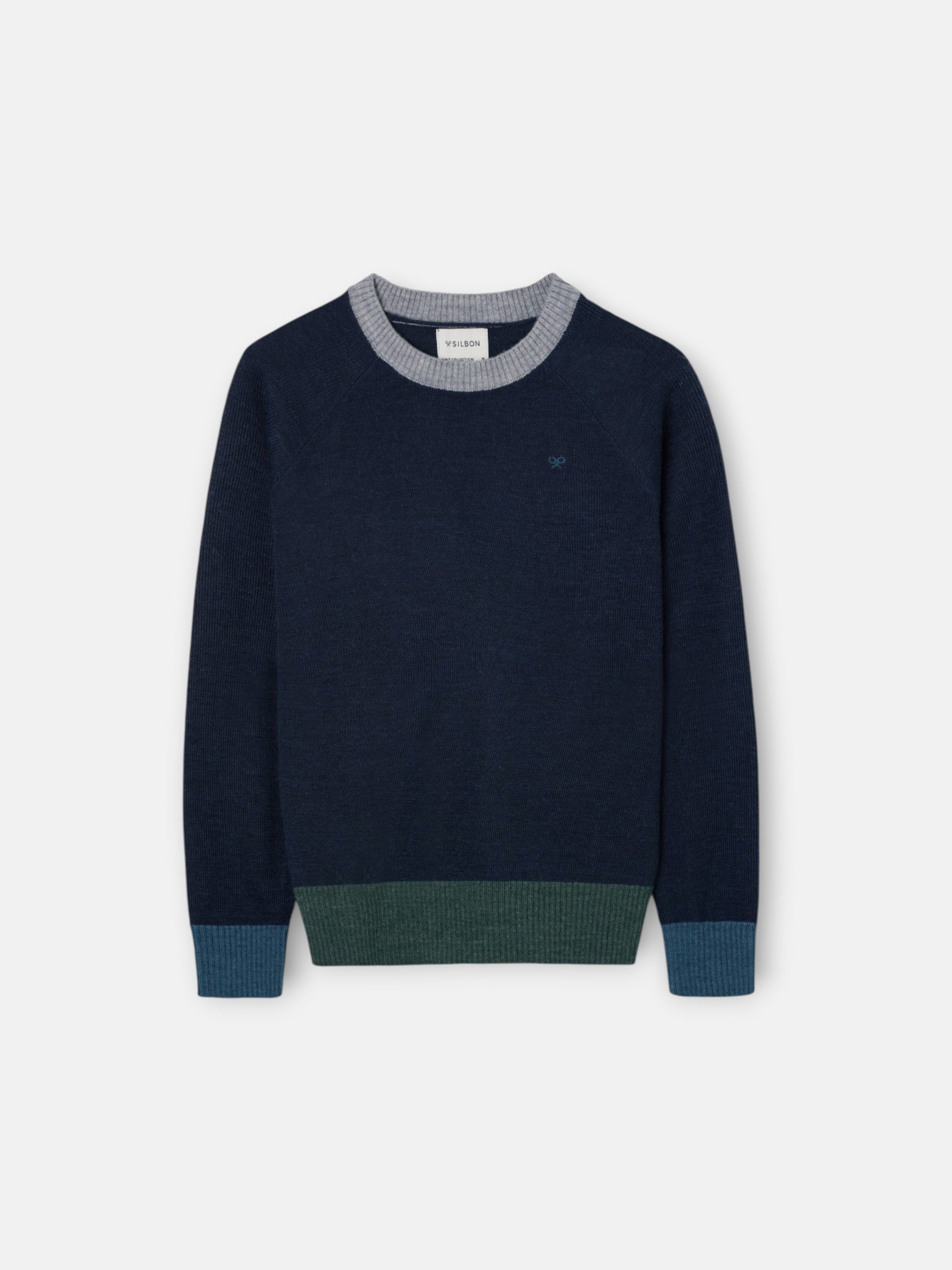 Jersey kids detalles colores marino