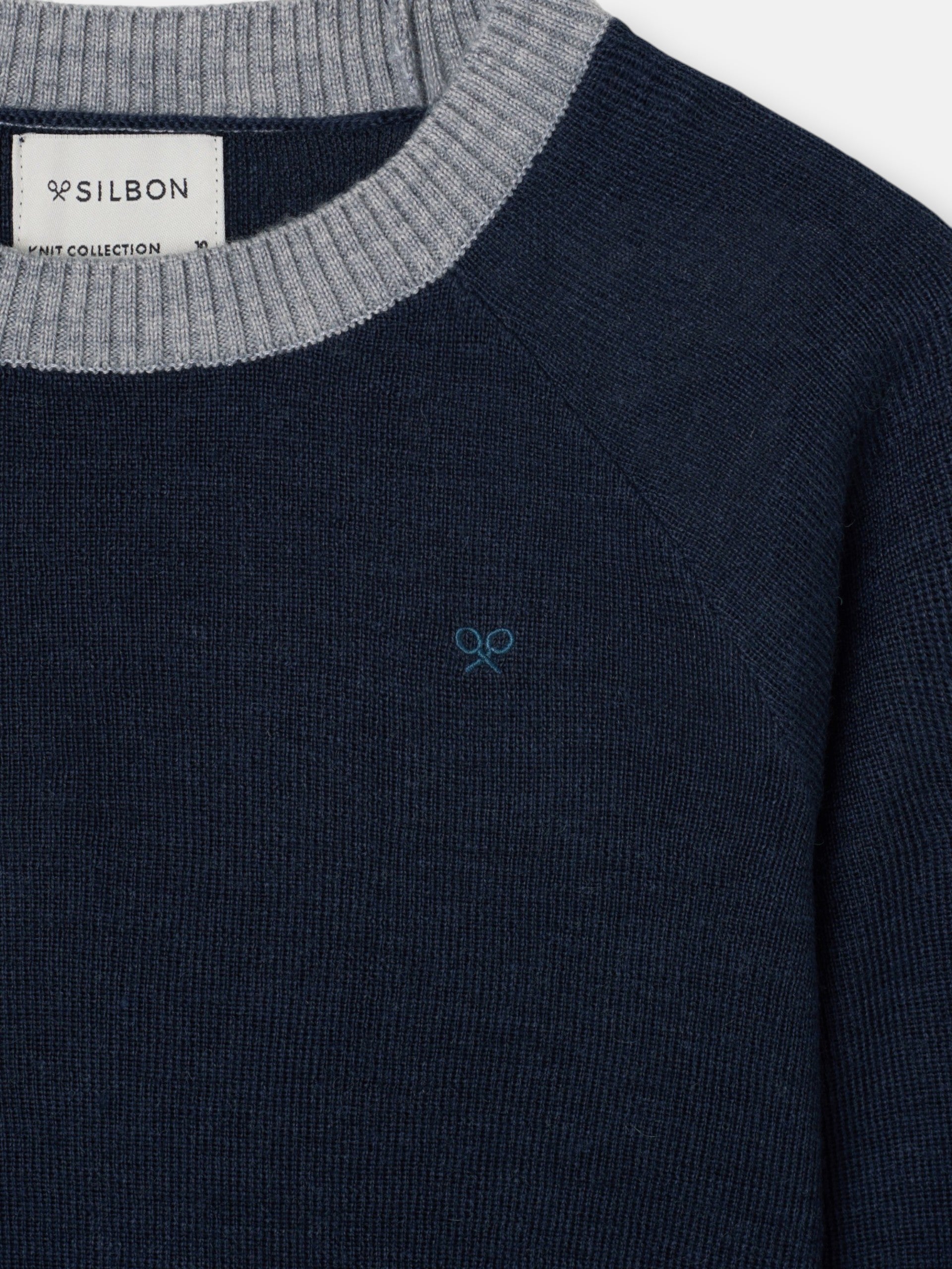 Jersey kids detalles colores marino