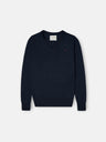 Kids' navy V-neck sweater