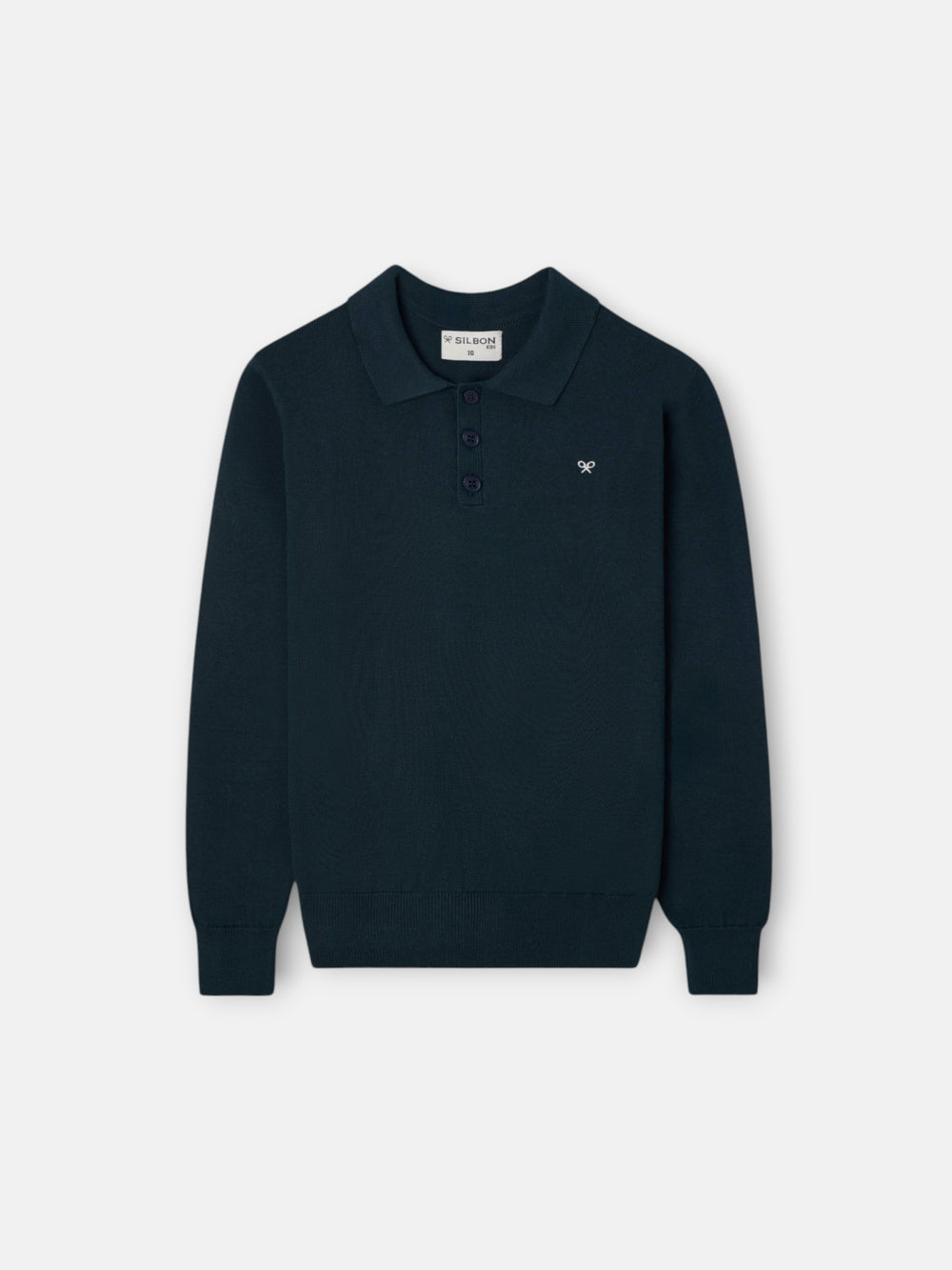 Jersey kids cuello polo verde