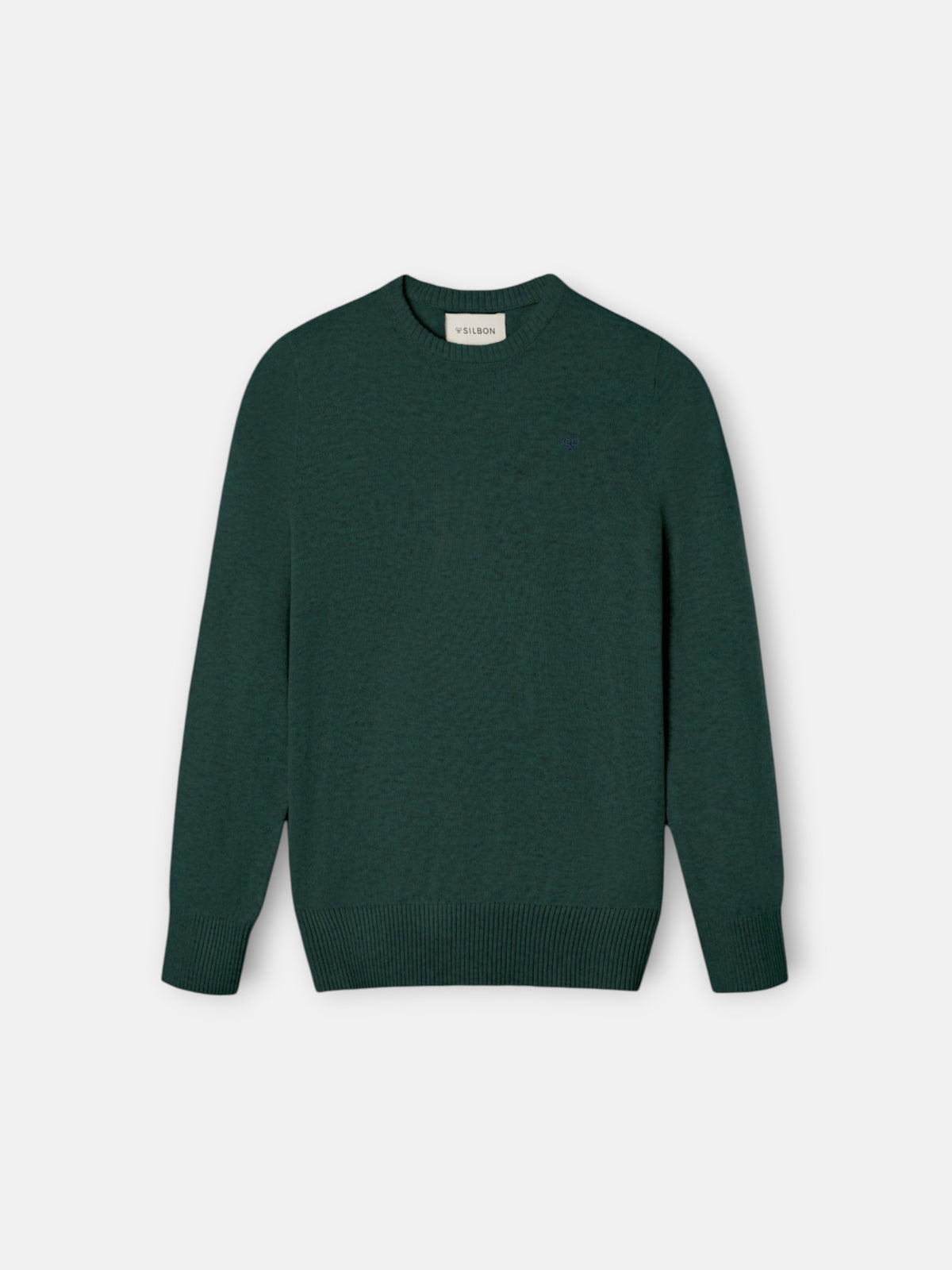 Jersey de malha verde para crianças