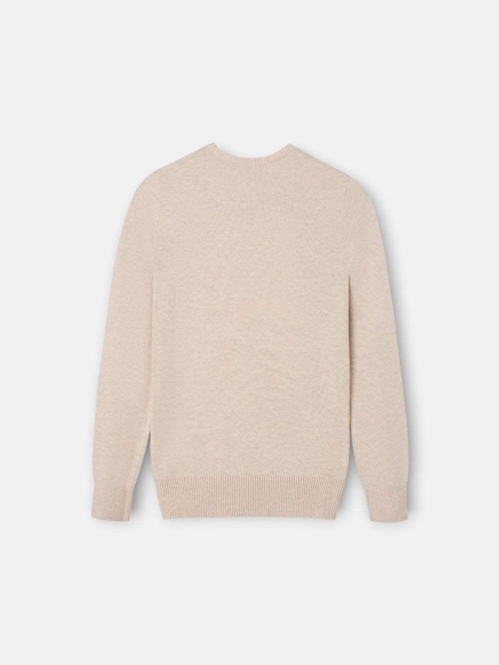 Jersey kids cuello redondo crema