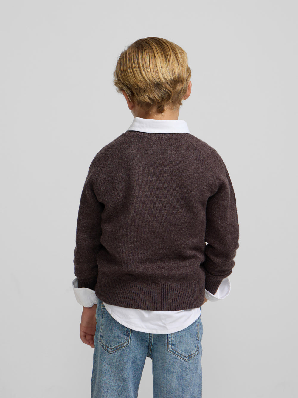 Jersey enfants raquette mi-saison marron clair