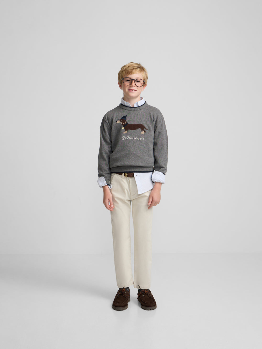Jersey kids dog gris