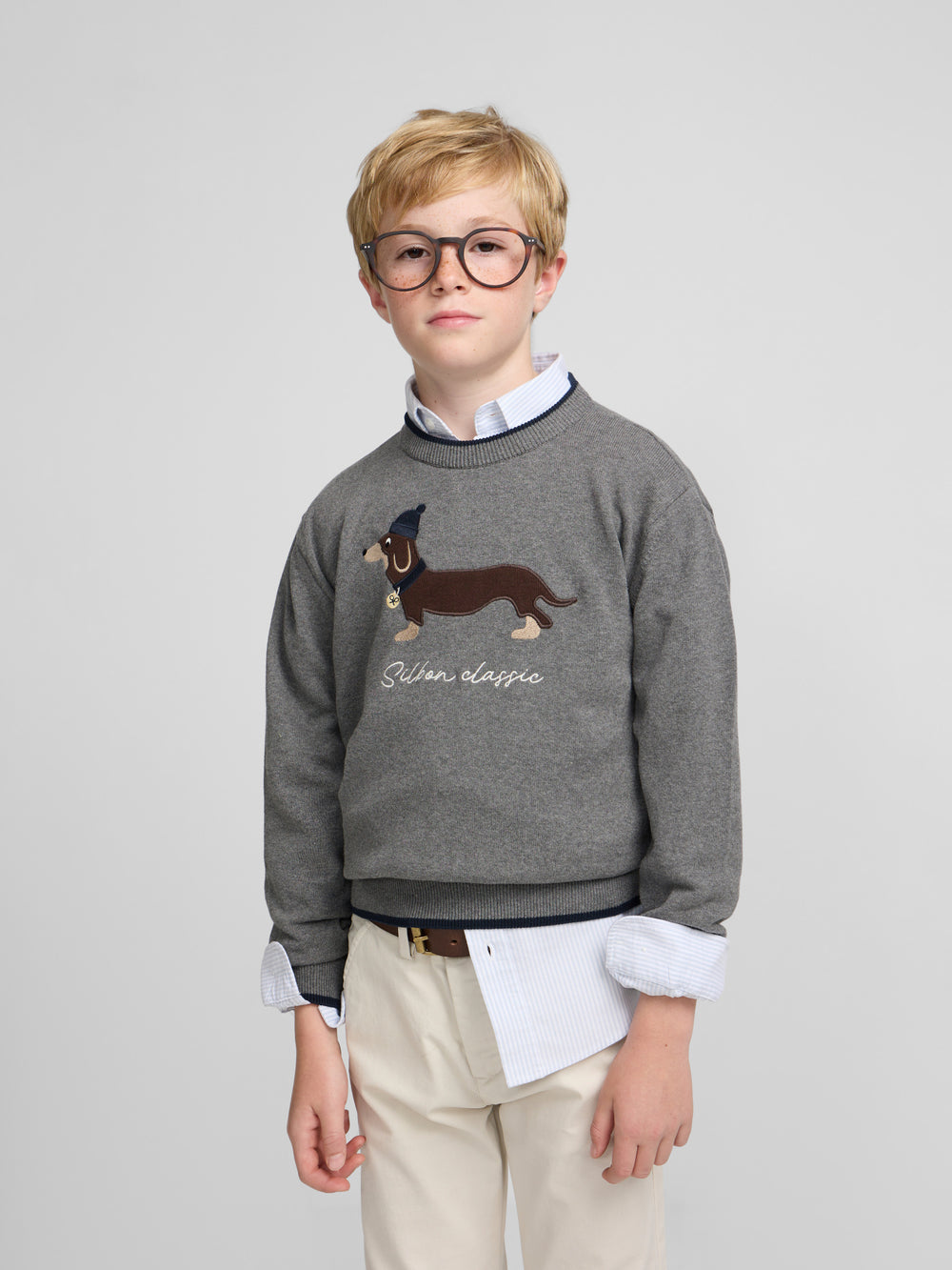 Jersey kids dog gris