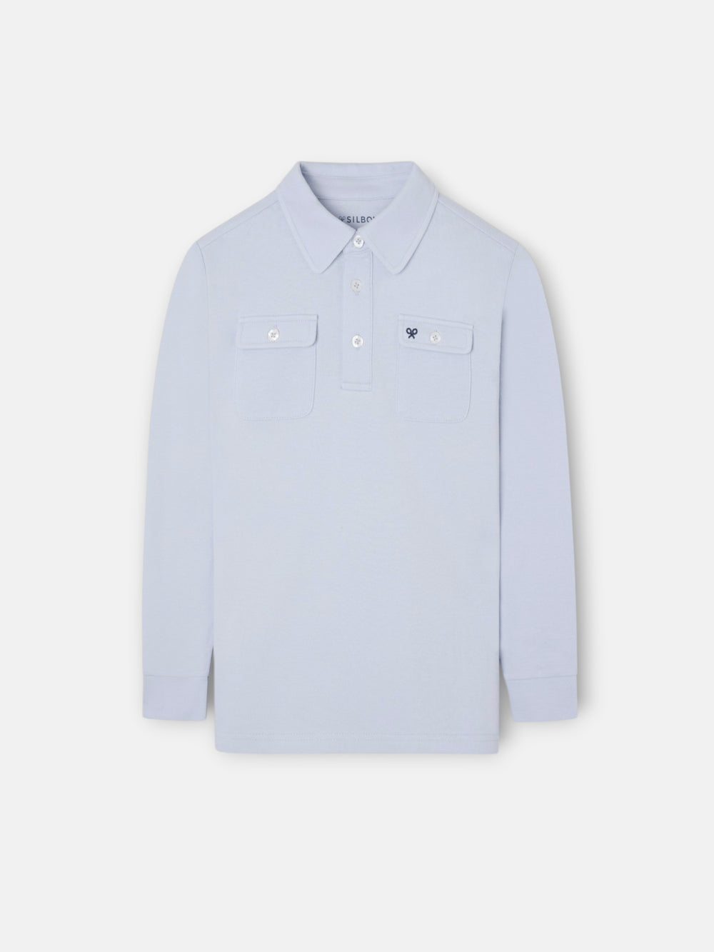 Polo enfant poches bleu