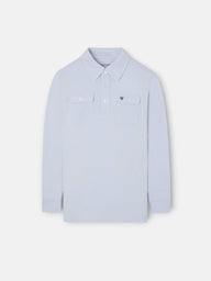 Polo kids bolsillos azul