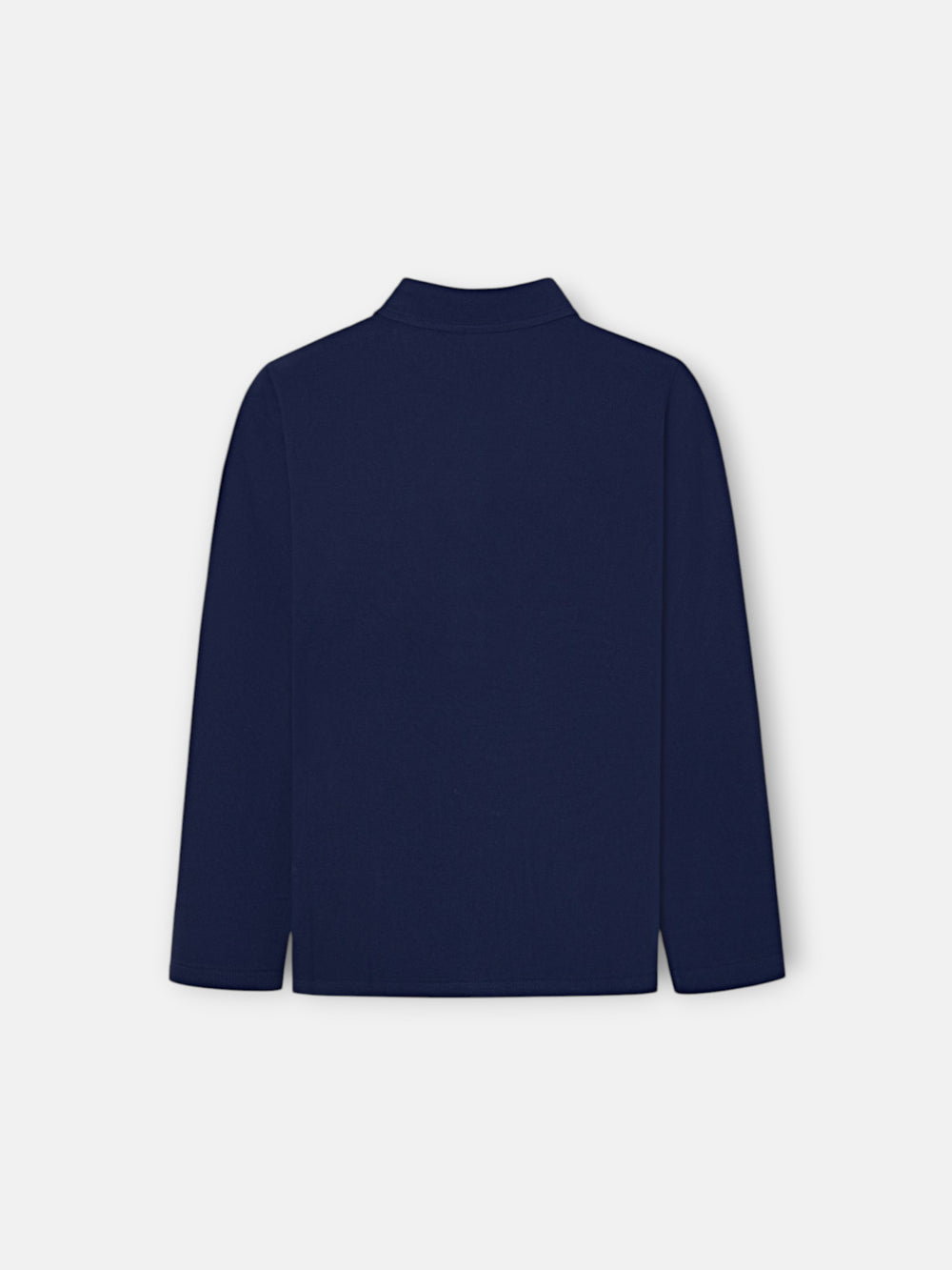 Polo enfant patchs bleu marine