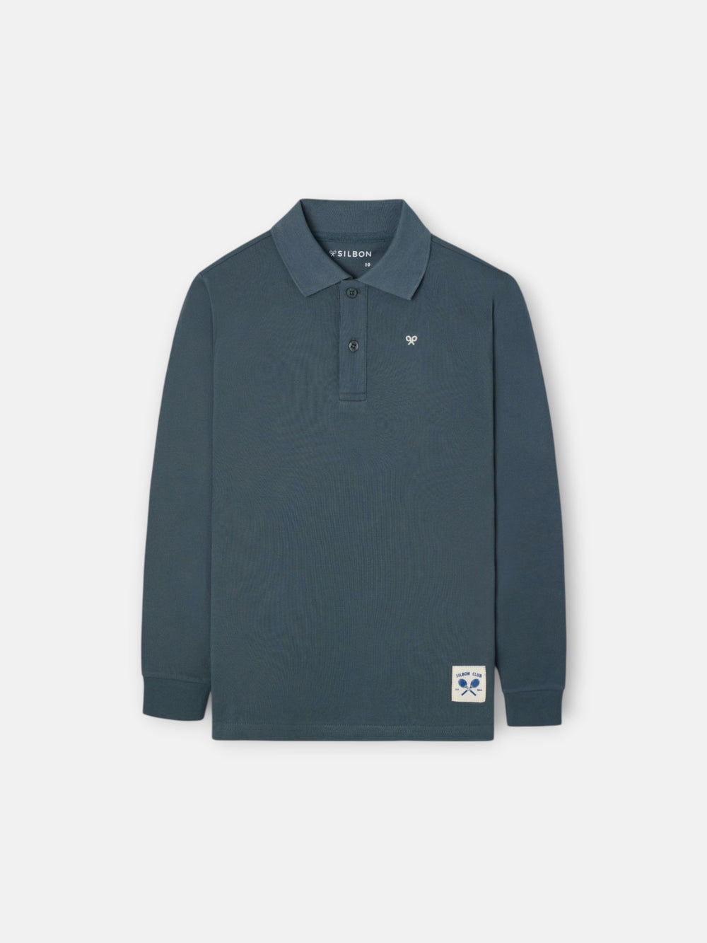 Polo enfant patch vert