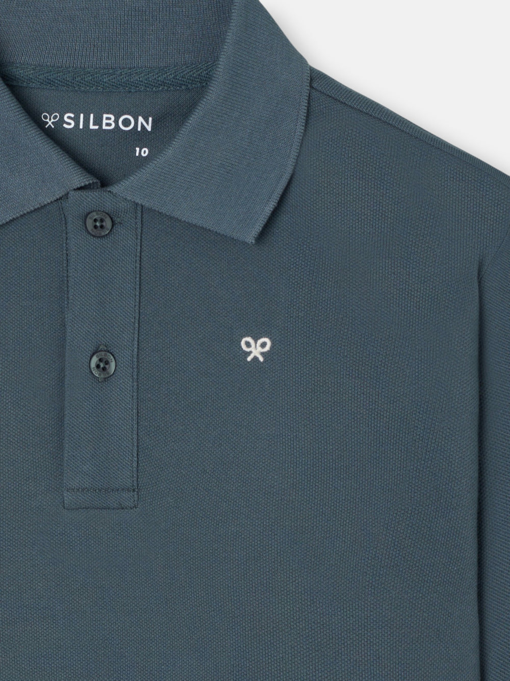 Polo enfant patch vert